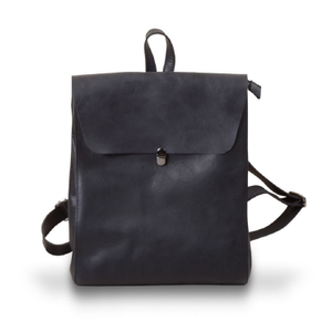 Genuine Leather Slim Backpack