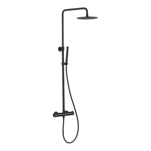 Opbouw regendouche 25cm hoofddouche thermostatisch copper
