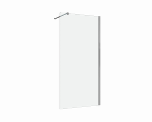 Inloopdouche 120x200 8mm Nano glas RVS serie Silvio rookglas