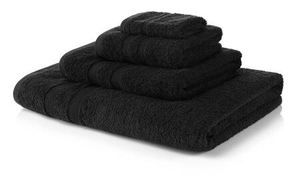 Black Hand Towel Egyptian Collection 500 GSM Cotton - 50x80cm