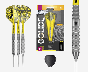 Target Darts Bolide 02 90% Tungsten 25G Swiss Point Steel Tip Darts Set