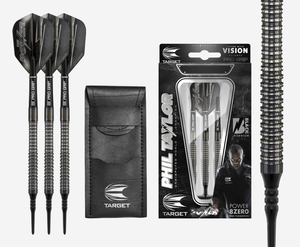 Phil Taylor Power 8Zero Black P8Z3 Soft Tip
