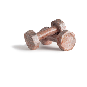 Gym Dumbbells 1.5 Kilo Piece - Pink Marble
