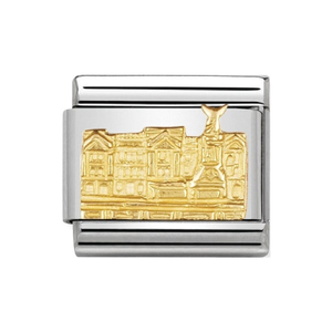 Nomination Classic Relief Symbols UK 'Buckingham Palace' Charm 030144/05