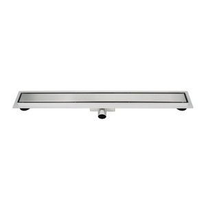 RVS Douchegoot compleet met flens 60x7x6,7cm gesloten rooster