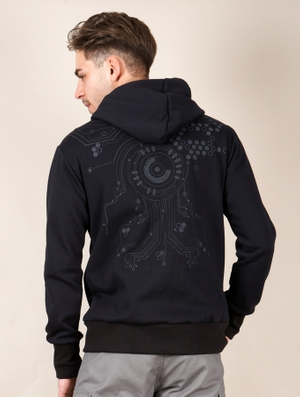 'Sweat zippé "Aegnor Core", Noir'