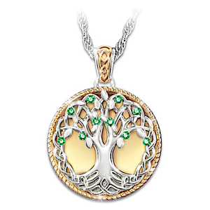 Celtic Tree Of Life Pendant Necklace
