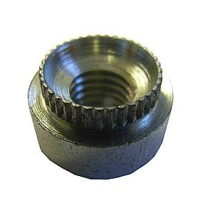 M4 x 14G Round Hank Rivet Bush Bright Zinc Plated