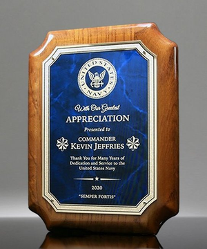 Service Appreciation Award Plaque