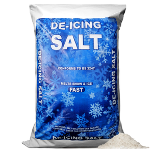 De-Icing White Rock Salt | 1kg-20kg - Polythene Bag, 20kg