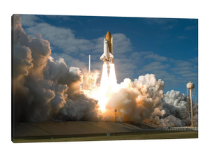 Space Shuttle Atlantis Lifts Off From Its Launch Pad At Kennedy Space Center, Florida II