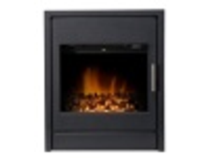 Acantha Alta Electric Inset Stove in Black with Remote Control