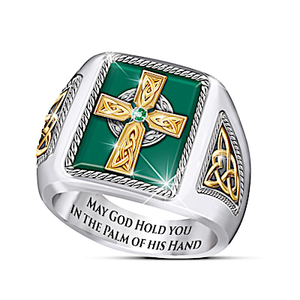 Celtic Blessings Ring Size 13