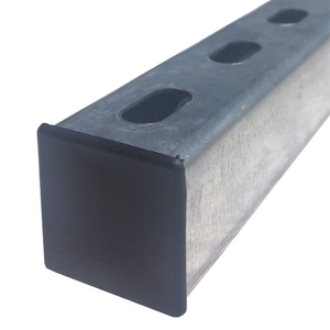 41mm Black Plastic End Caps - (Pack of 100)