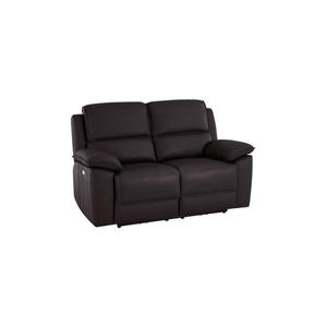 Goodwood Electric Recliner 2 Seater Sofa in Brown Leather