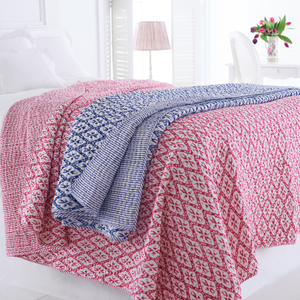 Ikat Quilt Blue