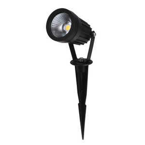 4W LED IP65 Wall / Spike Light Black 3000K