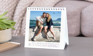 Square Personalised Desk Calendar