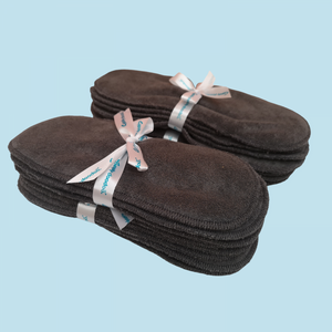 Bamboo Nappy Booster for Reusable Cloth Nappy- 10 pack