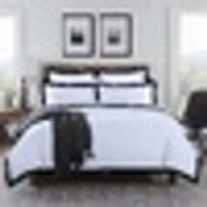 Plaza Black Quilt Cover Set