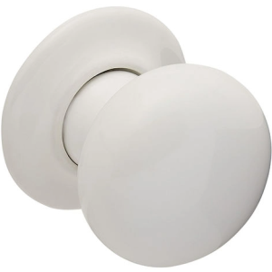 Boston Ceramic Mortice Door Knob - White - Pair - Internal - Designer Levers