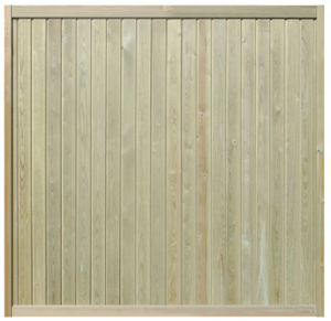  6ft Tongue & Groove Effect Panel - 1.83m High x 1.83m Wide 