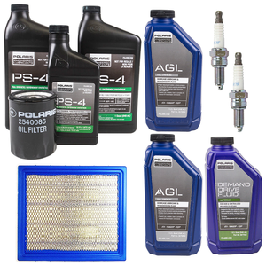 Polaris FKOCK10607 OEM Fluid & Oil Change Kit with Air Filter & Spark Plugs for 2014-2019
