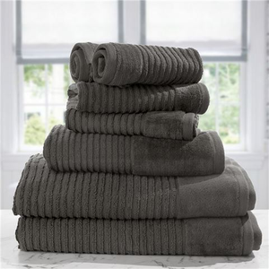 Jenny Mclean - Royal Excellency Towel Set Charcoal 7pce