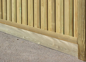 Gravel Board for use with Slotted Posts 1.83m x 140 x 28mm