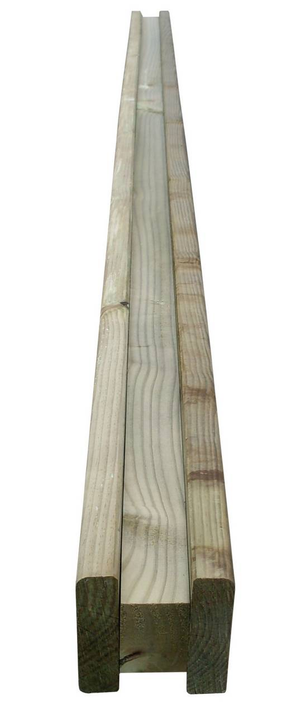 Heavy Duty 2.70m INTER Slotted Post 120 x 124mm 