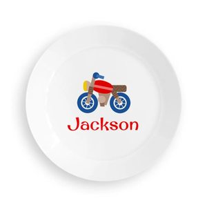 Motorbike Kids Plate