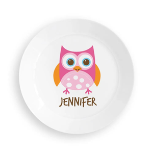 Owl Kids Plate