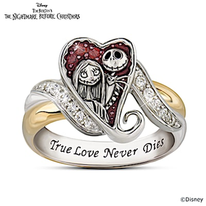 The Nightmare Before Christmas Embrace Ring Size 6.5