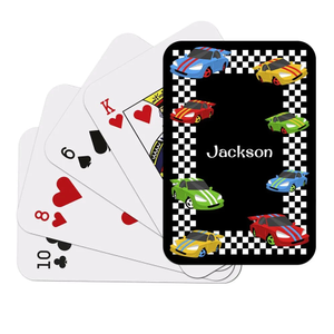 Race Cars Playing Cards