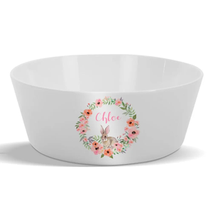 Bunny Wreath Kids Bowl