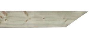 2.40m Long  87 x 38mm Palisade Rail (Jakcured)