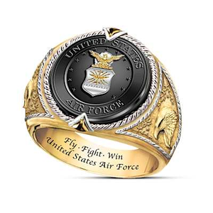 U.S. Air Force Tribute Ring Size 8.5