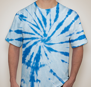 Port & Company Tie-Dye T-shirt - Royal
