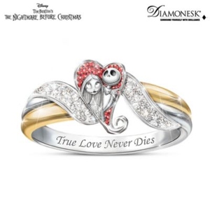 The Nightmare Before Christmas Embrace Ring Size 5