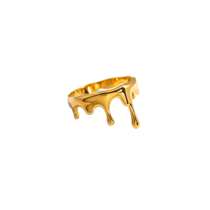 Dripping Aura Gold Vermeil Ring (N 1/2 (UK))