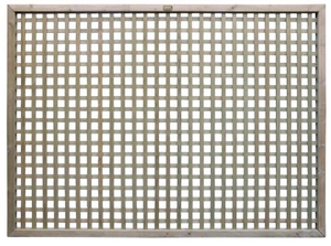 1.32m High x 1.83m Wide Lattice Trellis Panel 38mm Squares