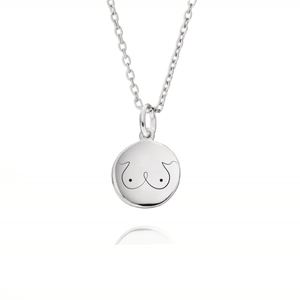 Breast Cancer Awareness Boob Necklace