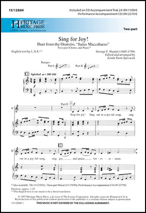 Sing for Joy! - Two-Part