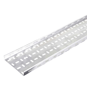 150mm Stainless Steel Return Flange Medium Duty Cable Tray 25mm Deep (3m Length)