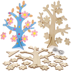 Blumen Holz Baum Bastelsets