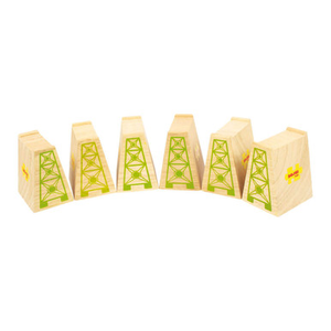 Bigjigs High Level Blocks (6 Pack)