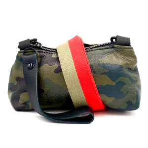 Darla Crossbody Phone Bag In Green Camo