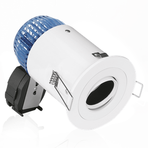 Aurora EN-DLM482MWB GU10 IP20 95mm Adjustable Recessed Baffle Fire Rated Downlight Matt White