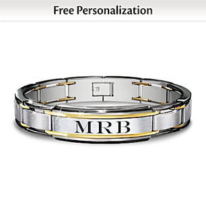The Strength Of My Son Personalized Bracelet