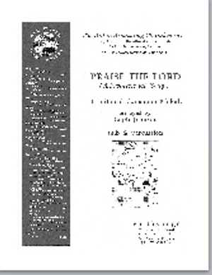Praise the Lord - SATB 